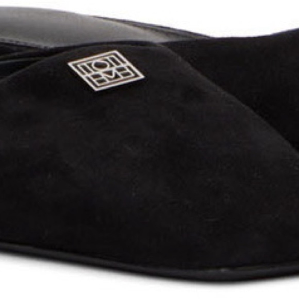 TOTEME Black 'The Flat Mule' Loafers Elegant Black Loafers EU 27 - Picture 4 of 7